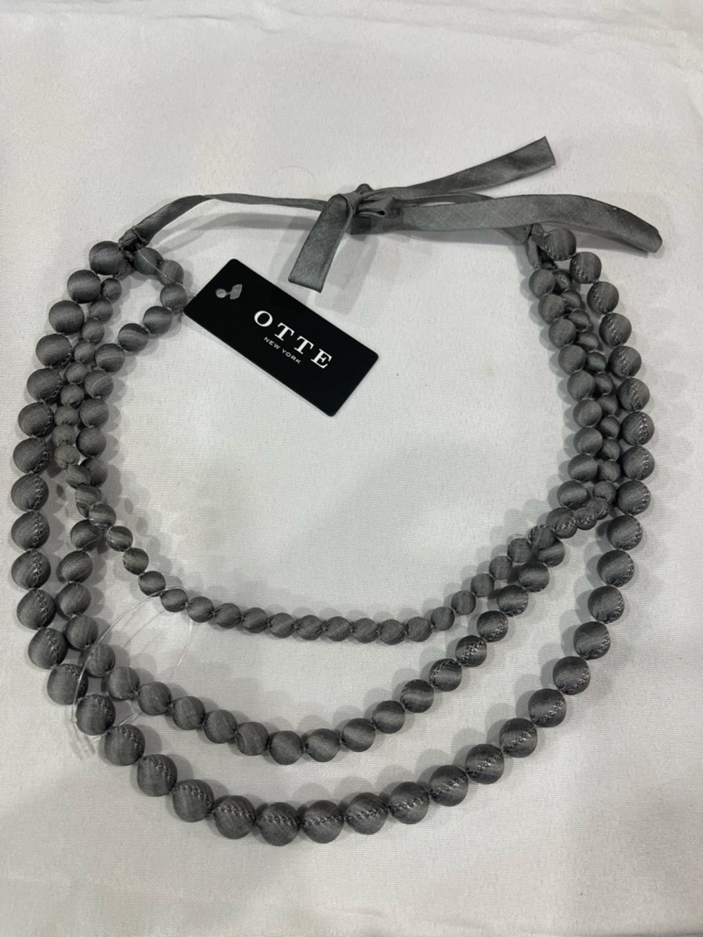 Silk Beaded Necklace